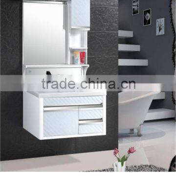 Small simple but high end bathroom PVC cabinet