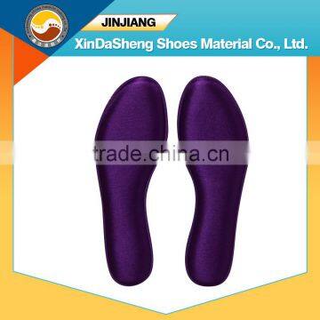 customizable color eva memory foam polyester fabric upper orthotic insole