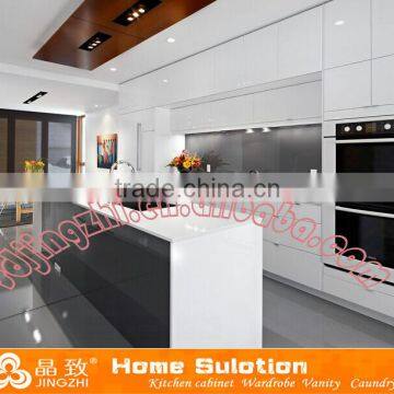 Modern popular high gloss Kitchen cabinet with island