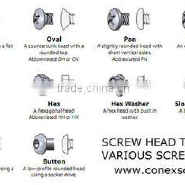 hex pan head bolts