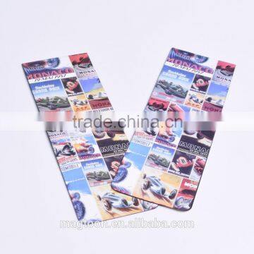 custom magnetic bookmark printed Folding Paper Magnetic Bookmark With Free LOGO