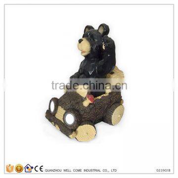 Resin Polar Bear Black Bears Mini Toys