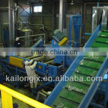 hot washing PET flakes process line