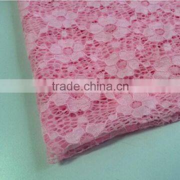white color beautiful African bridal voile lace fabric TH-8837
