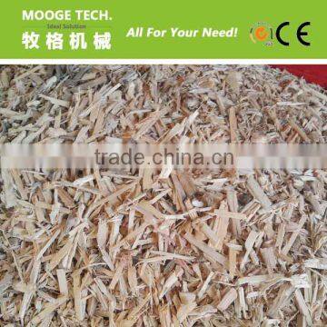 waste wood block shredder machine