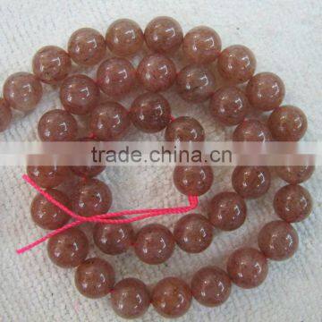 Wholesale only 10mm Strawberry Quartz beads