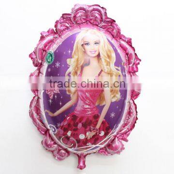 Double sided princess magic mirror helium balloons,birthday balloon