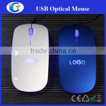 computer pc fancy wired lighting up logo led mouse