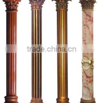 Indoor Decoration Light Weight Fiberglass Plastic Column Roman Pillars Molds