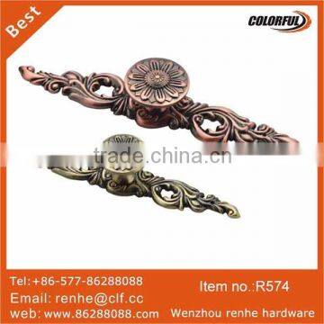 AB Single Hole Hardware Brass Pull Ring Knob photo-3