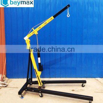 Portable 2t Folding Hydraulic Cherry Picker Shop Crane photo-4