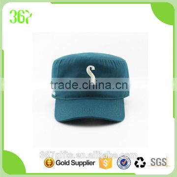 Promotional Army Green Cotton Flat Military Cap Army Cap