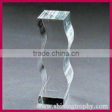 2012 curve blank crystal cube manufacturer