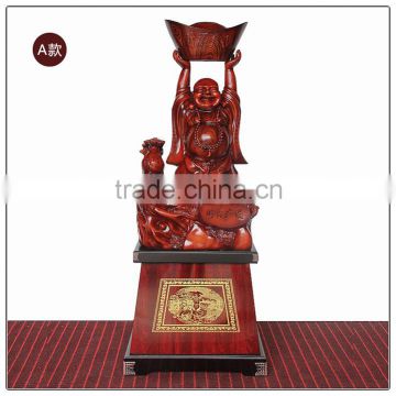 BIG Size wooden color stand buddha statue , big statue for home decoration