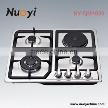 Built in multiple cooktops/86cm 5 burner gas cooker hob with big hotplate