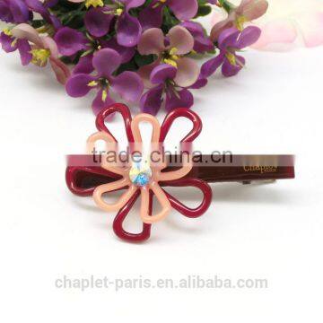 colorful heart shape hairgrip