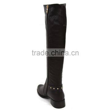 Shoe Factory Sell Fashion Women Half Wellington Boots Wholesale photo-4