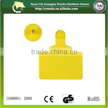 Ear tags for animals to target good quality with red yellow green colors