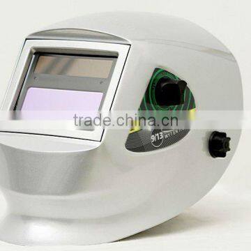 Solar welding helmet