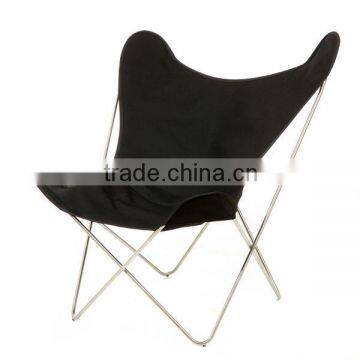 Leisure Fabric Schwarz Stoff Fabric Folding Chair