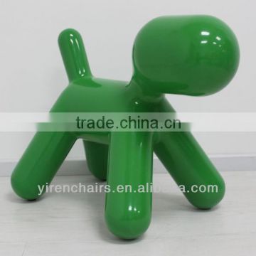 green puppy chair