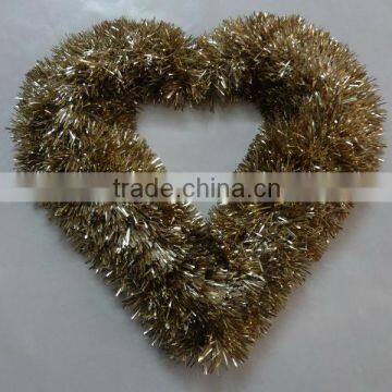 hot sale plastic outdoor christmas decorations/tinsel