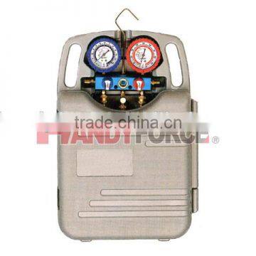 Ball Valve Type Manifold Gauge, Air Condition Service Tools of Auto Repair Tools