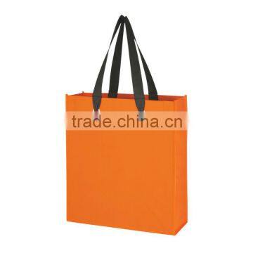 Non-Woven Grommet Tote-Orange