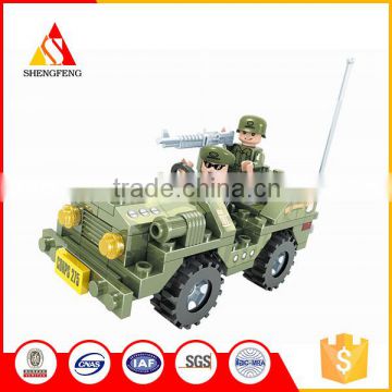 Best DIY militry series army vehicle block toys