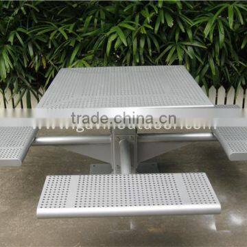 Wholesale picnic table metal outdoor picnic table and bench