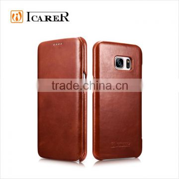 ICARER Genuine Leather Wallet Case For Samsung Galaxy S7 Edge Mobile Phone Flip Cover                        
                                                                Most Popular