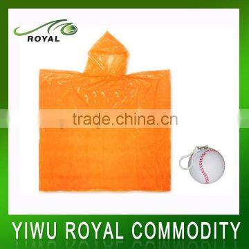 Softball Ponchos,Disposable Softball Ponchos,Raincoat In Plastic Softball