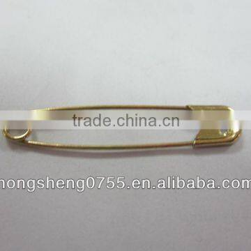 Gold brass safety pin with high quality from china factory