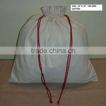 Cotton shopping pouch