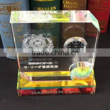 Souvenior Table Crystal Clock for Office photo-5