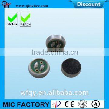 6.0mm*1.8mm Front unidirectional condenser microphone