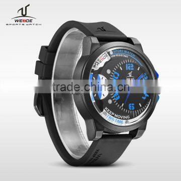 2016 Faishion Lcd Display Silicone Band Quantz Watch Man Watch Sport Watch