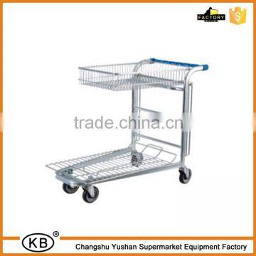 grocery shopping metal hand luggage trolley