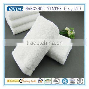 100% cotton velour white bath towel with embroidery