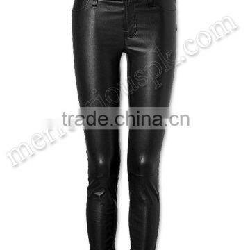 Women Fashion Soft Leather Pants