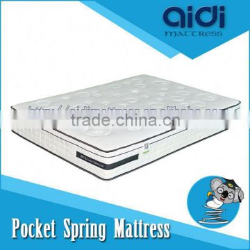 Single Side Lotus Fabric Memory Foam Pocket Spring Mattress, American Bedroom Furniture