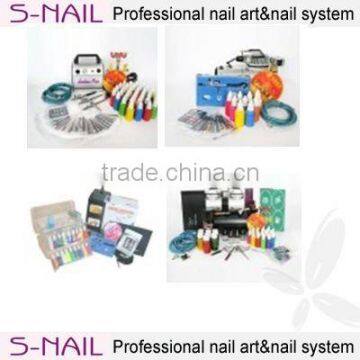 2016 Airbrush nail art kit/Nail Art Tips Set Manicure Kit