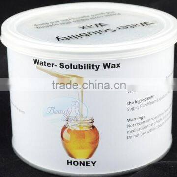 Big discount! High Quality hair removal hard wax Cold Wax zip-top can hair removal honey wax 500g