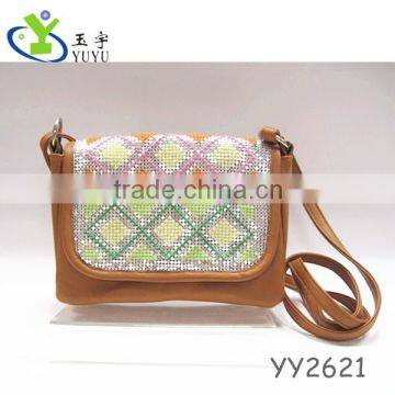 Metal mesh handbag for women