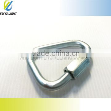 Made in Taiwan High Quality Stamping Thread U shape Polished Triangle stainless steel snap hook