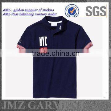 custom simple basic cotton polo shirt OEM new design low MOQ