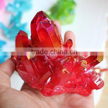 Wholesale Flame Red Angel Aura Healing Quartz