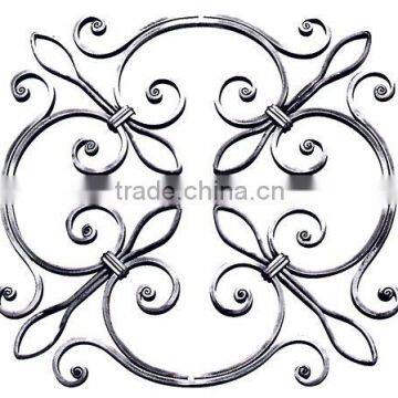 wrought iron rosettes