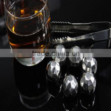 FDA/LFGB Stainless Steel Diamond Whiskey Rocks,Diamond Ice cubes,Chilling Whiskey Stones