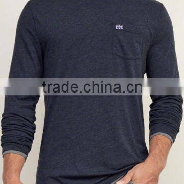 MEN'S T-SHIRT: 100% COTTON COMBED MELANGE 240 GSM PREMIUM FULL SLEEVE MEN'S T-SHIRT